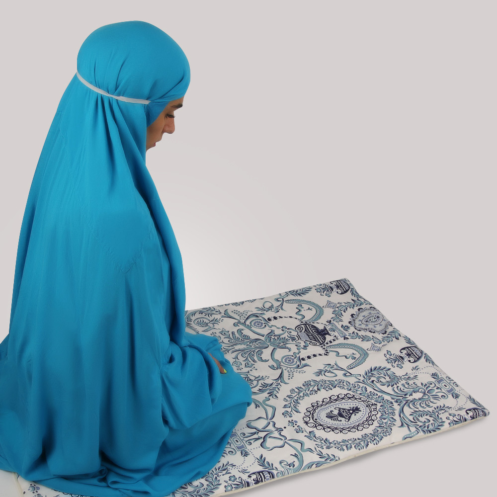 Prayer Set Leaf Printed - Violet